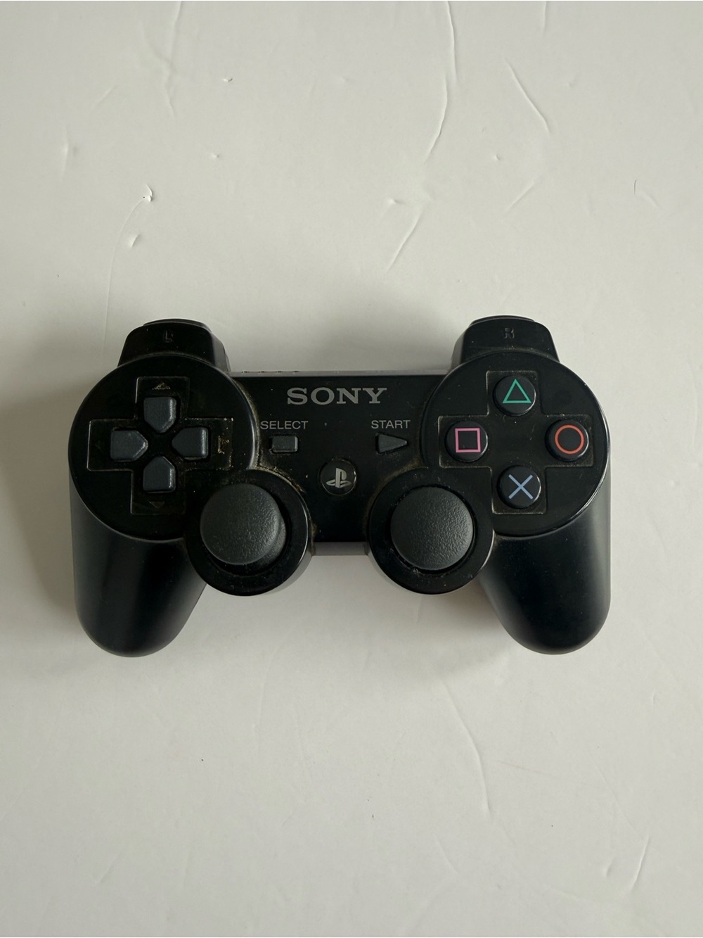 Sony Black PlayStation PS3 Dual Analog Controller Untested